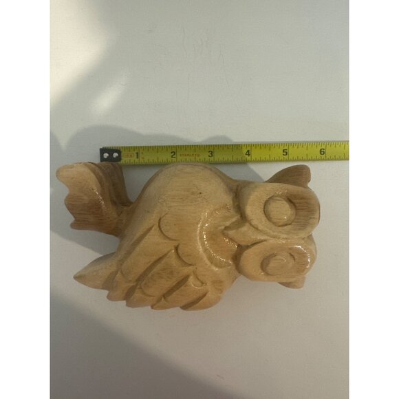 Hand-Carved Wooden Owl Whistle 6-In Mid-Century-Modern FolkArt Novelty Whimsical - Picture 7 of 10